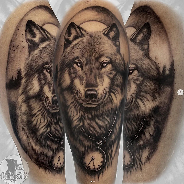  Tatuaje de lobo