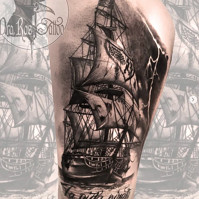 tatuaje barco