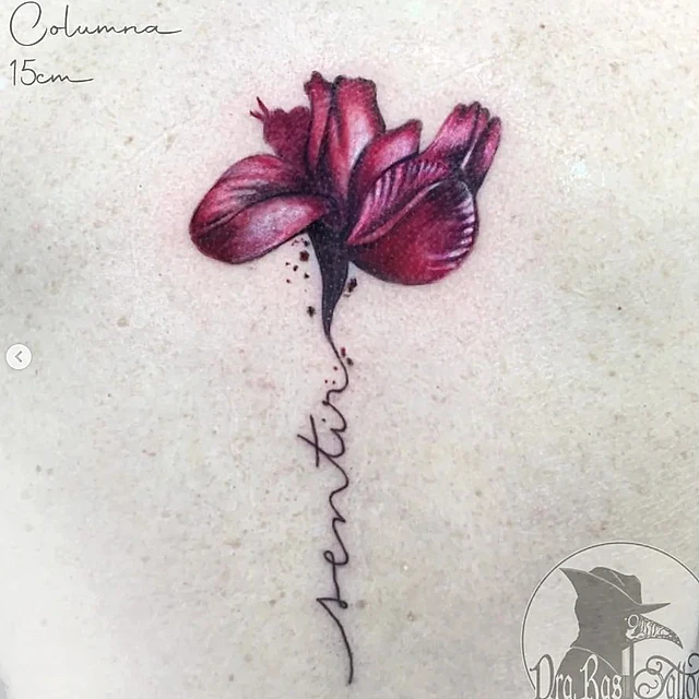 tatuaje de flores